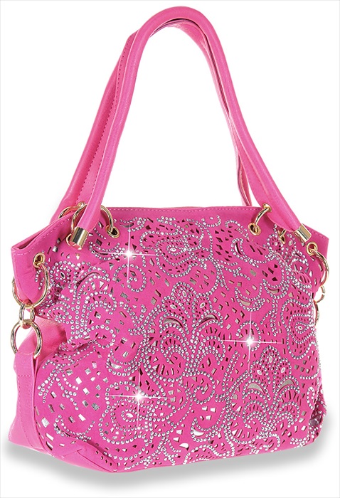 Ring Accented Layered Shoulder Bag Ring Accented Layered Shoulder Bag